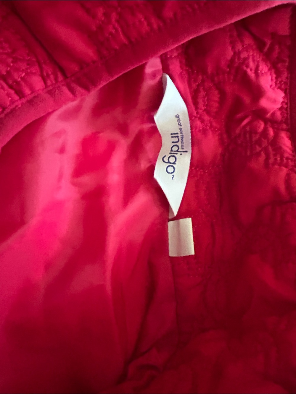 Indigo women’s Hot Pink Quilted vest